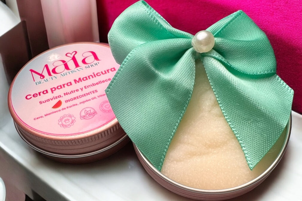 La primera cera para manicura hecha en Puerto Rico en Maia Beauty Artisan Shop