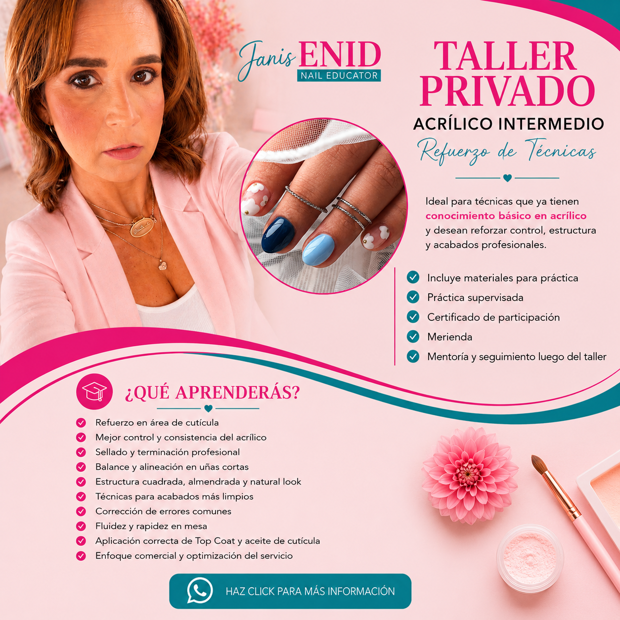Taller Privado de Acrílico Intermedio
Refuerzo de Técnicas