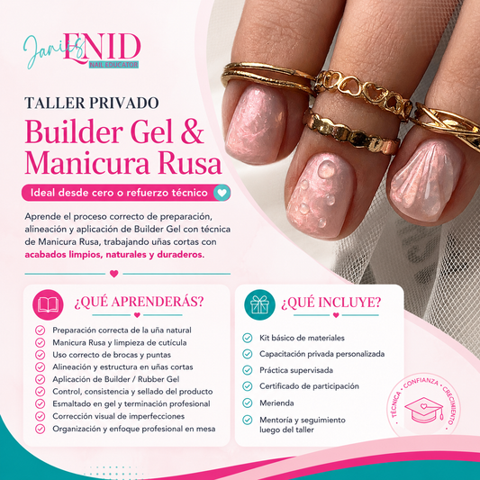 Taller Privado de Builder Gel & Manicura Rusa