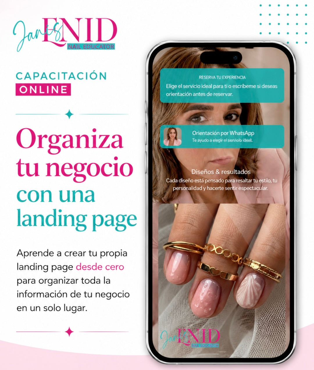 Capacitación Online Organiza tu Negocio con una Landing Page